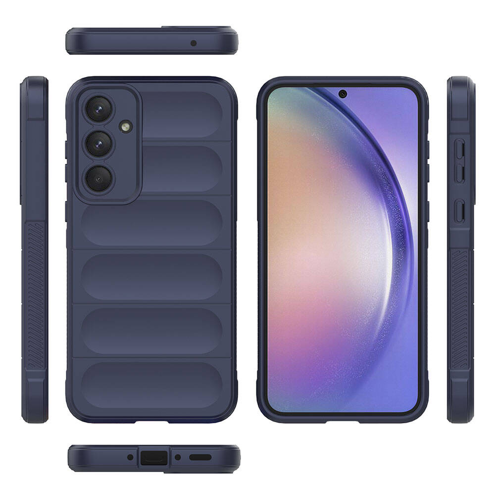 Galaxy A35 Kılıf Esnek TPU Oyuklu Arka Yüzey Tasarımlı Zore Etnik Silikon Kılıf