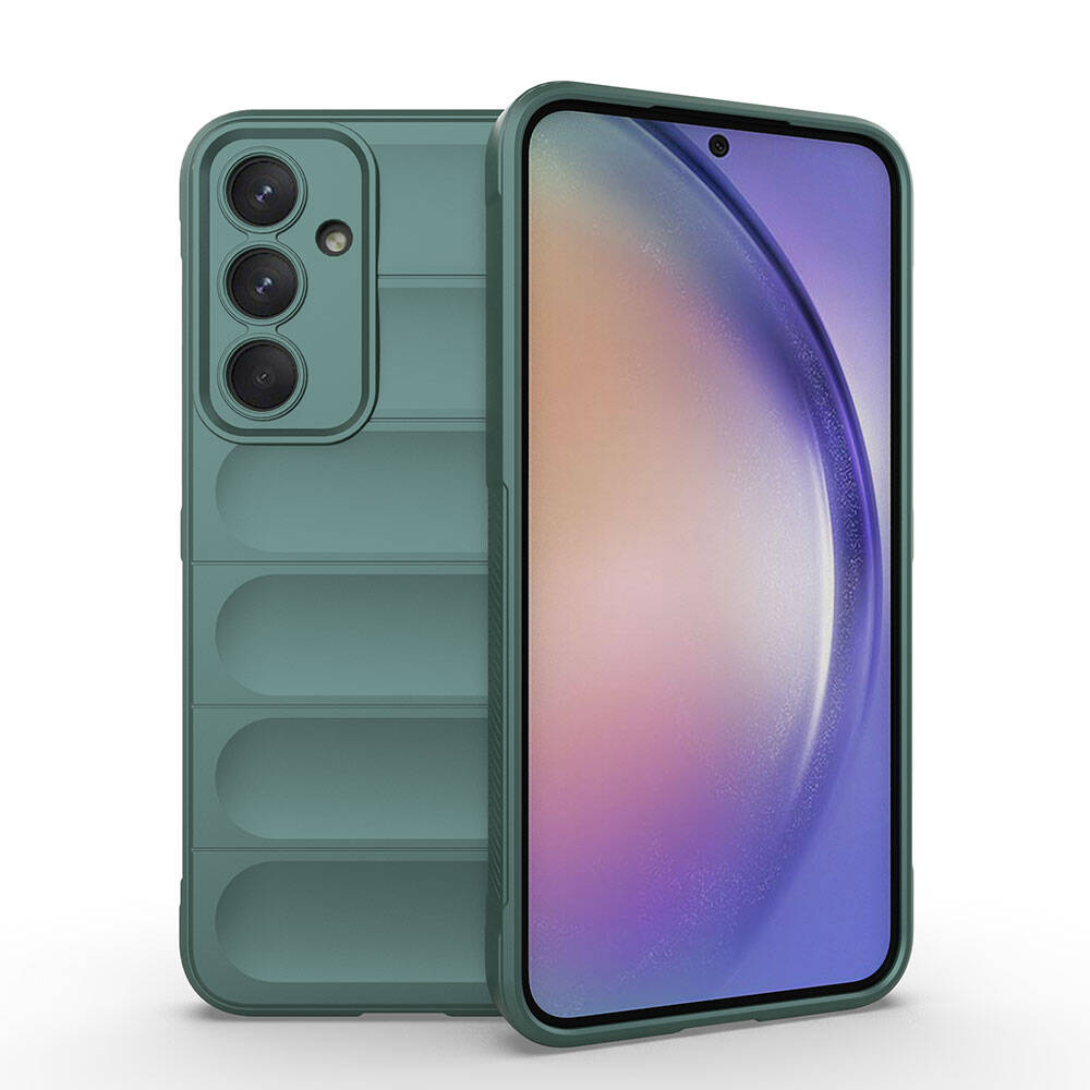 Galaxy A35 Kılıf Esnek TPU Oyuklu Arka Yüzey Tasarımlı Zore Etnik Silikon Kılıf
