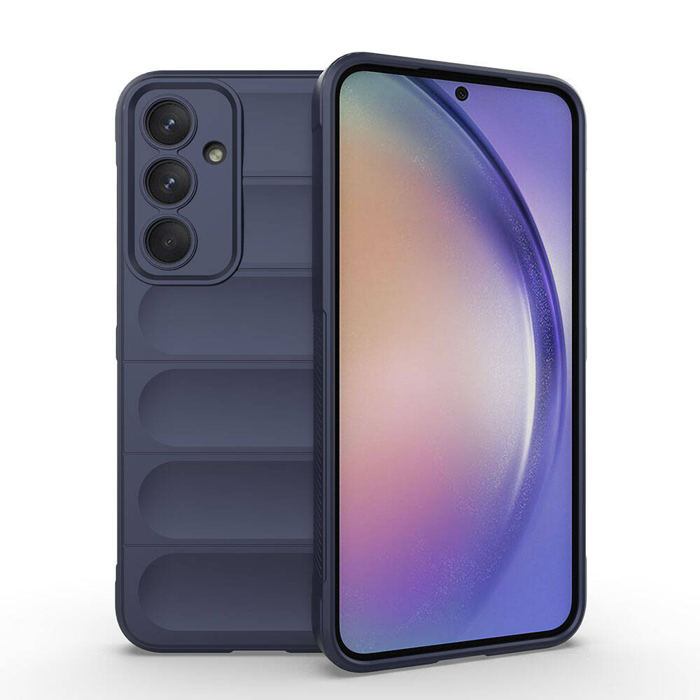 Galaxy A35 Kılıf Esnek TPU Oyuklu Arka Yüzey Tasarımlı Zore Etnik Silikon Kılıf