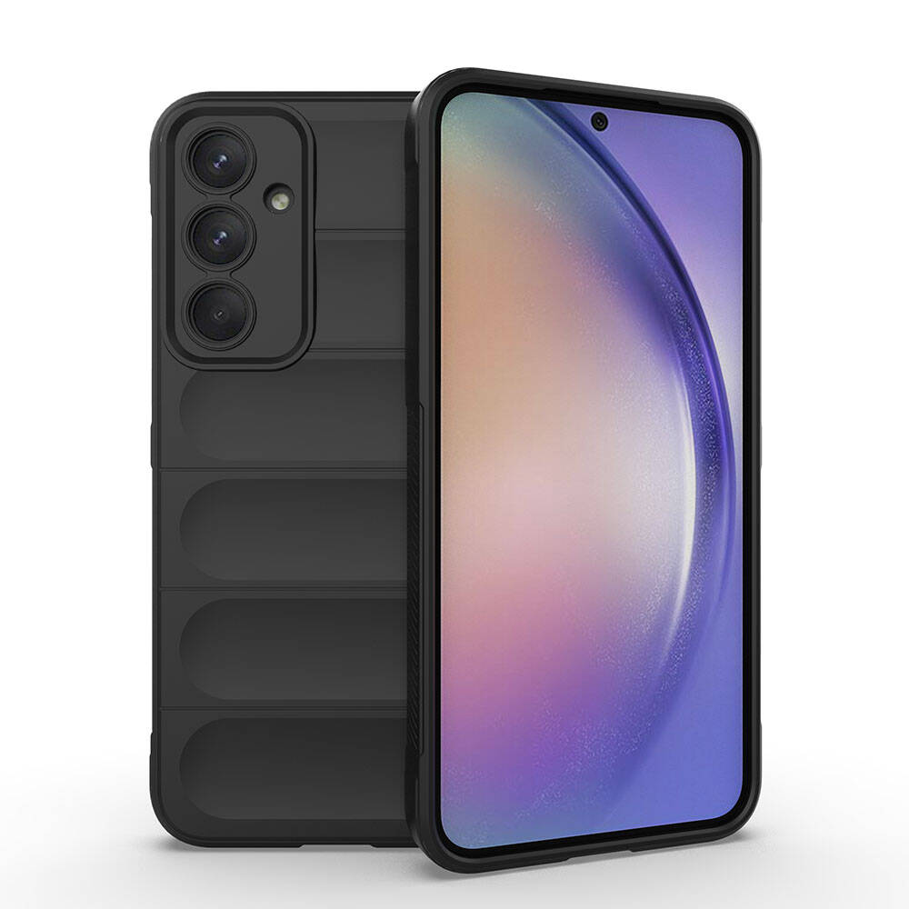 Galaxy A35 Kılıf Esnek TPU Oyuklu Arka Yüzey Tasarımlı Zore Etnik Silikon Kılıf