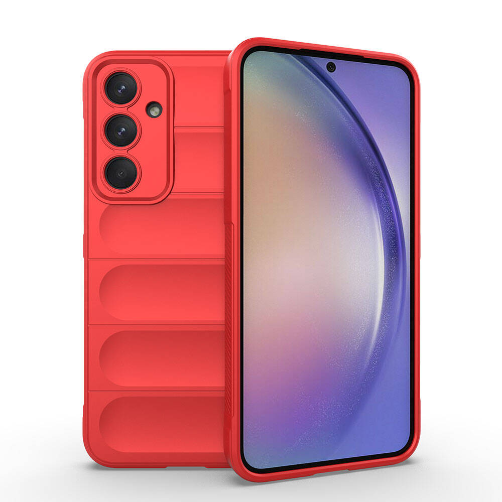 Galaxy A35 Kılıf Esnek TPU Oyuklu Arka Yüzey Tasarımlı Zore Etnik Silikon Kılıf