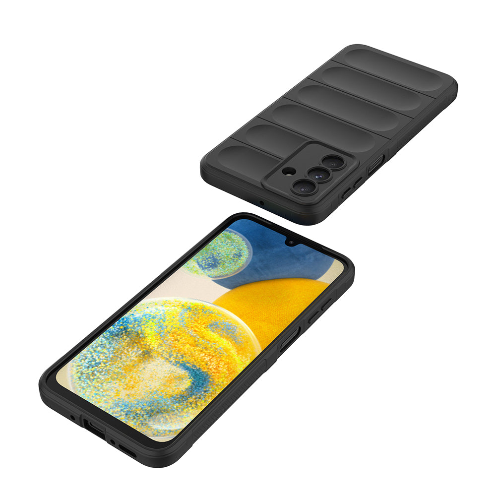 Galaxy A36 Kılıf Esnek TPU Oyuklu Arka Yüzey Tasarımlı Zore Etnik Silikon Kılıf