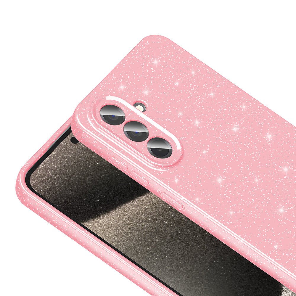 Galaxy A36 Kılıf Kamera Korumalı Simli Lüks Zore Koton Kılıf