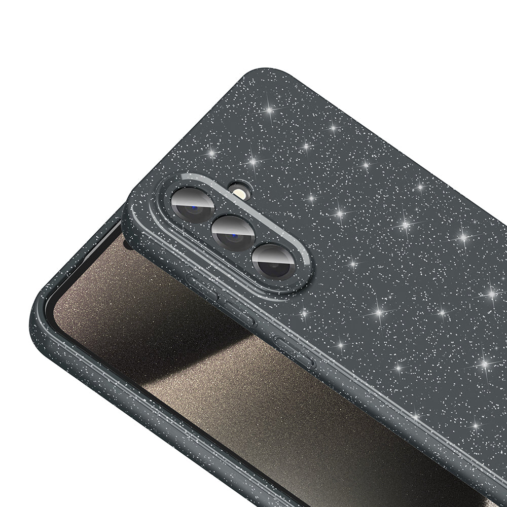 Galaxy A36 Kılıf Kamera Korumalı Simli Lüks Zore Koton Kılıf