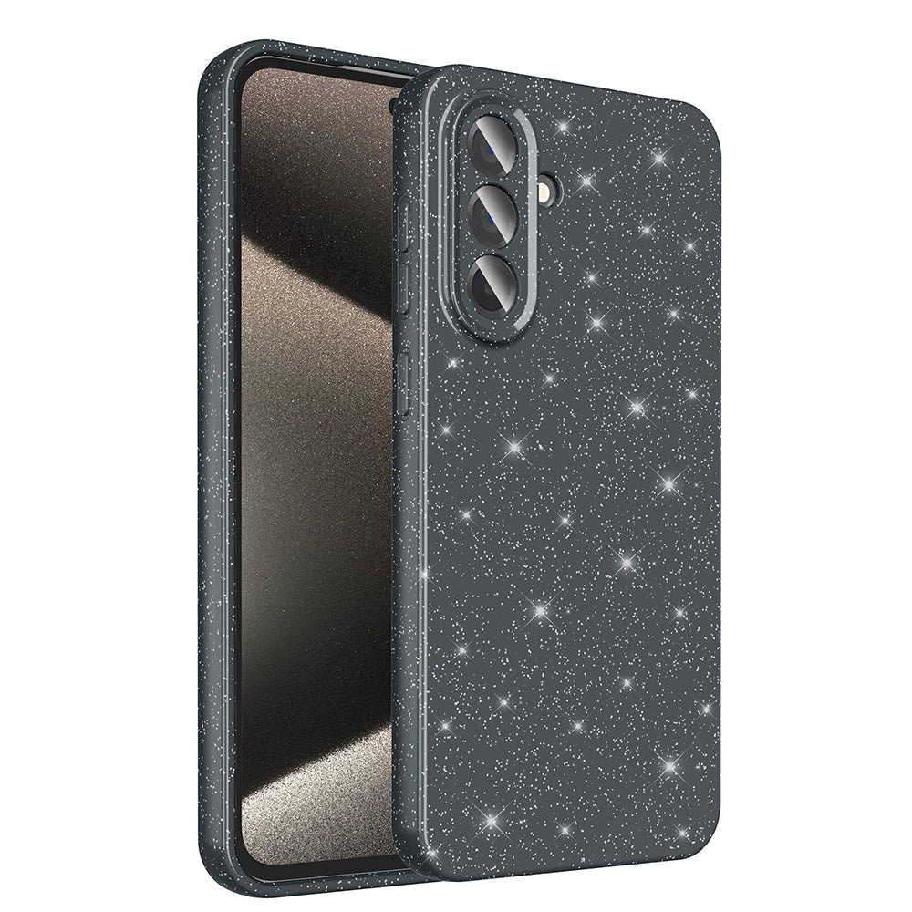 Galaxy A36 Kılıf Kamera Korumalı Simli Lüks Zore Koton Kılıf