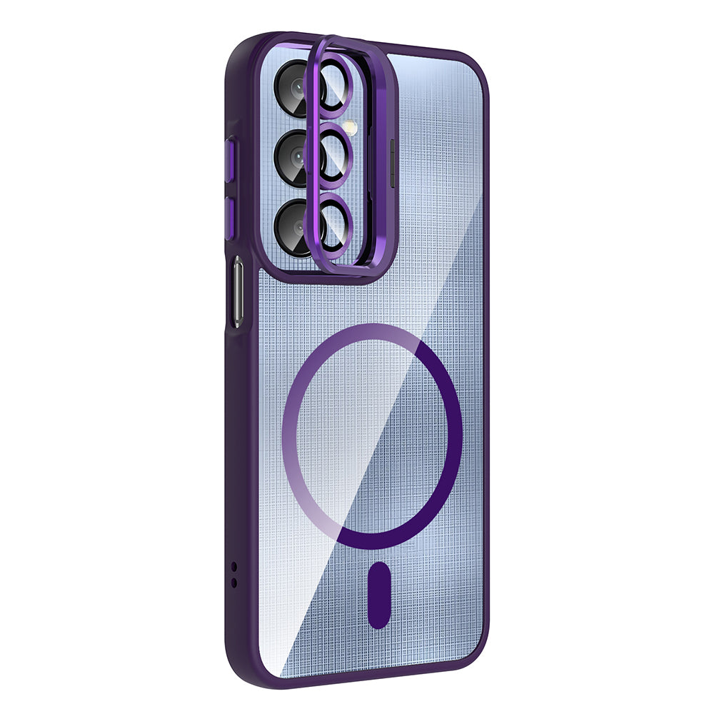 Galaxy A36 Kılıf Standlı ve Kamera Lens Hediyeli Zore Etro Kılıf