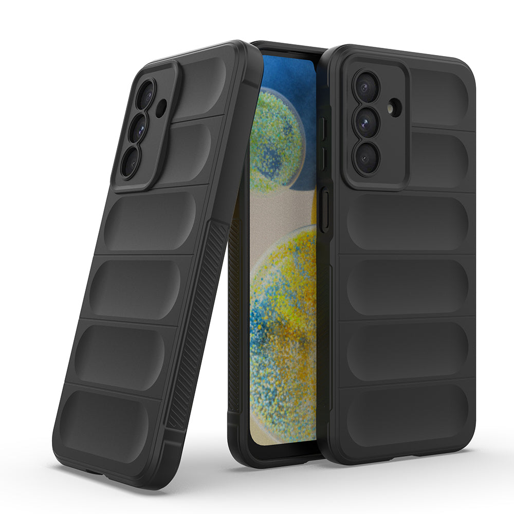 Galaxy A56 Kılıf Esnek TPU Oyuklu Arka Yüzey Tasarımlı Zore Etnik Silikon Kılıf