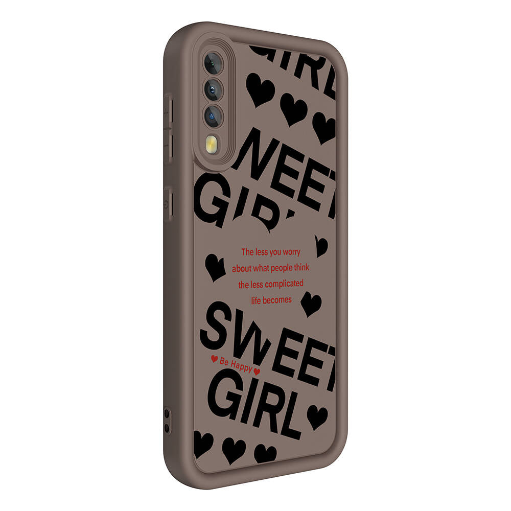 Galaxy A70 Kılıf Kamera Korumalı Baskılı Arka Yüzey Zore Klas Kılıf