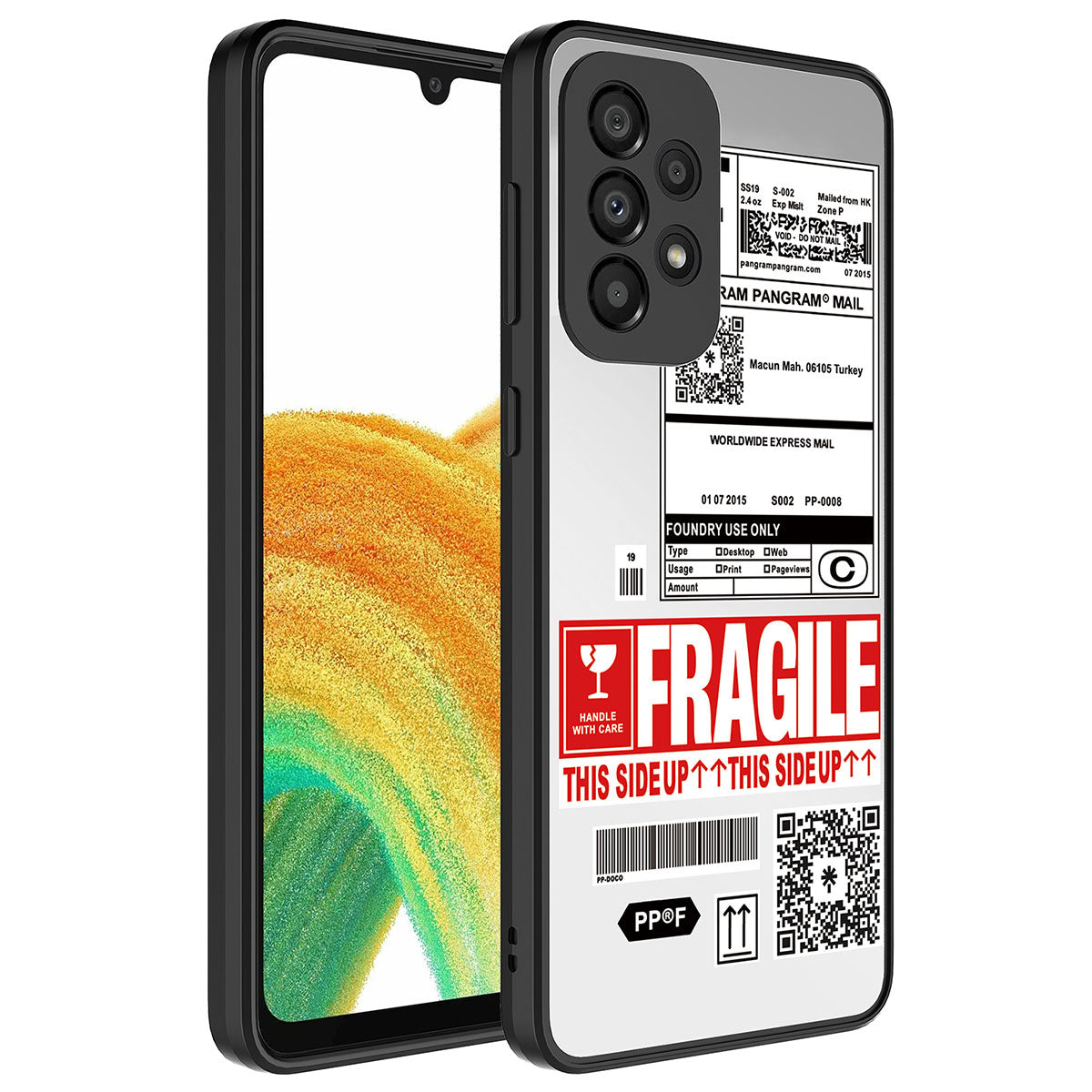 Galaxy A73 Kılıf Aynalı Desenli Kamera Korumalı Parlak Zore Mirror Kılıf