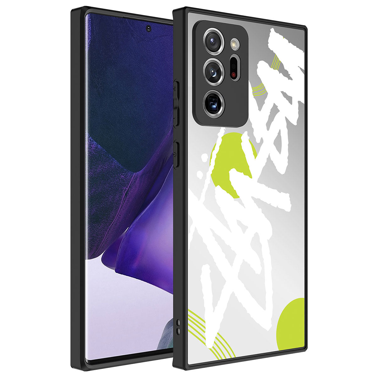 Galaxy Note 20 Ultra Kılıf Aynalı Desenli Kamera Korumalı Parlak Zore Mirror Kılıf
