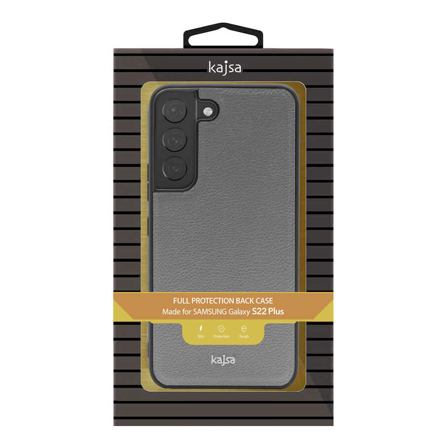 Galaxy S22 Kılıf Kajsa Luxe Collection Hakiki Deri Kılıf