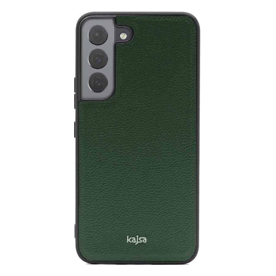 Galaxy S22 Kılıf Kajsa Luxe Collection Hakiki Deri Kılıf