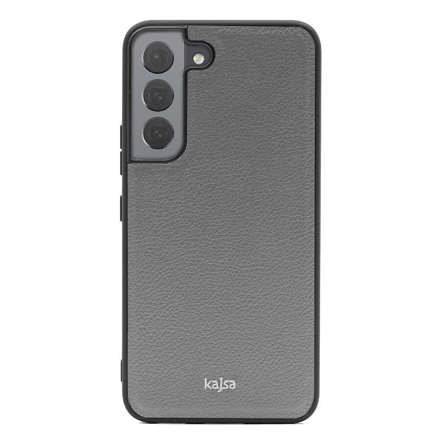 Galaxy S22 Kılıf Kajsa Luxe Collection Hakiki Deri Kılıf