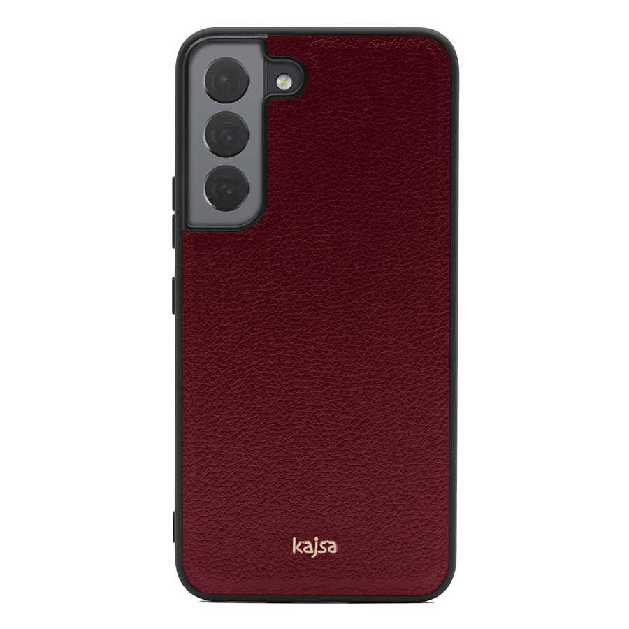Galaxy S22 Plus Kılıf Kajsa Luxe Collection Hakiki Deri Kılıf