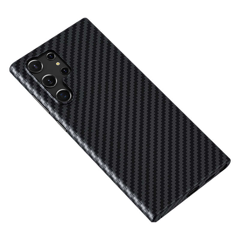 Galaxy S22 Ultra Kılıf Benks Kevlar Karbon Fiber Kılıf