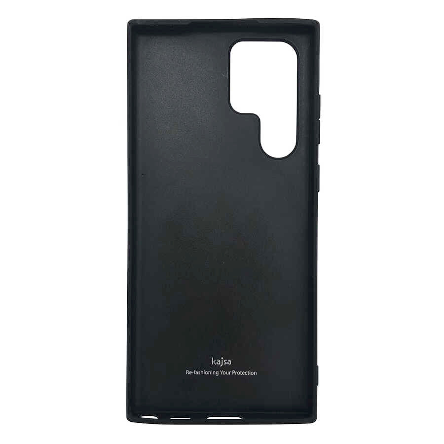 Galaxy S22 Ultra Kılıf Kajsa Luxe Collection Hakiki Deri Kılıf