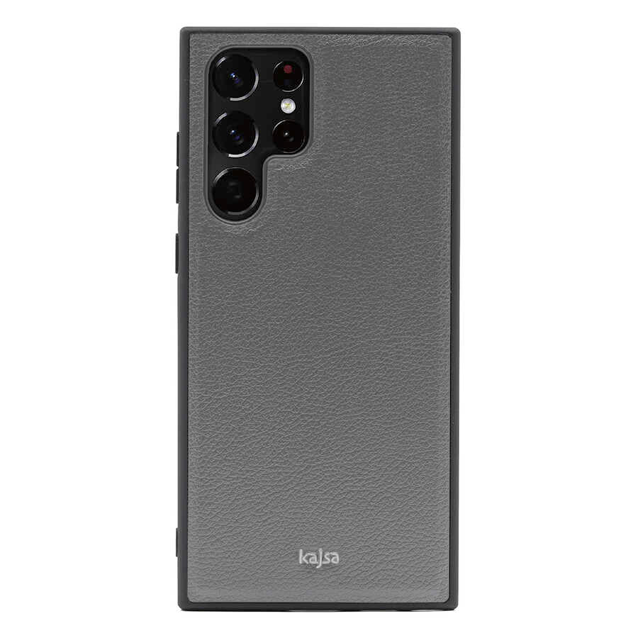 Galaxy S22 Ultra Kılıf Kajsa Luxe Collection Hakiki Deri Kılıf