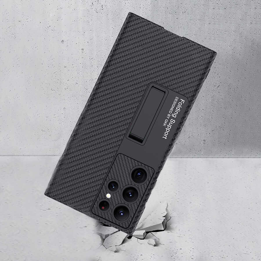 Galaxy S22 Ultra Kılıf Zore Kıpta Standlı Kılıf