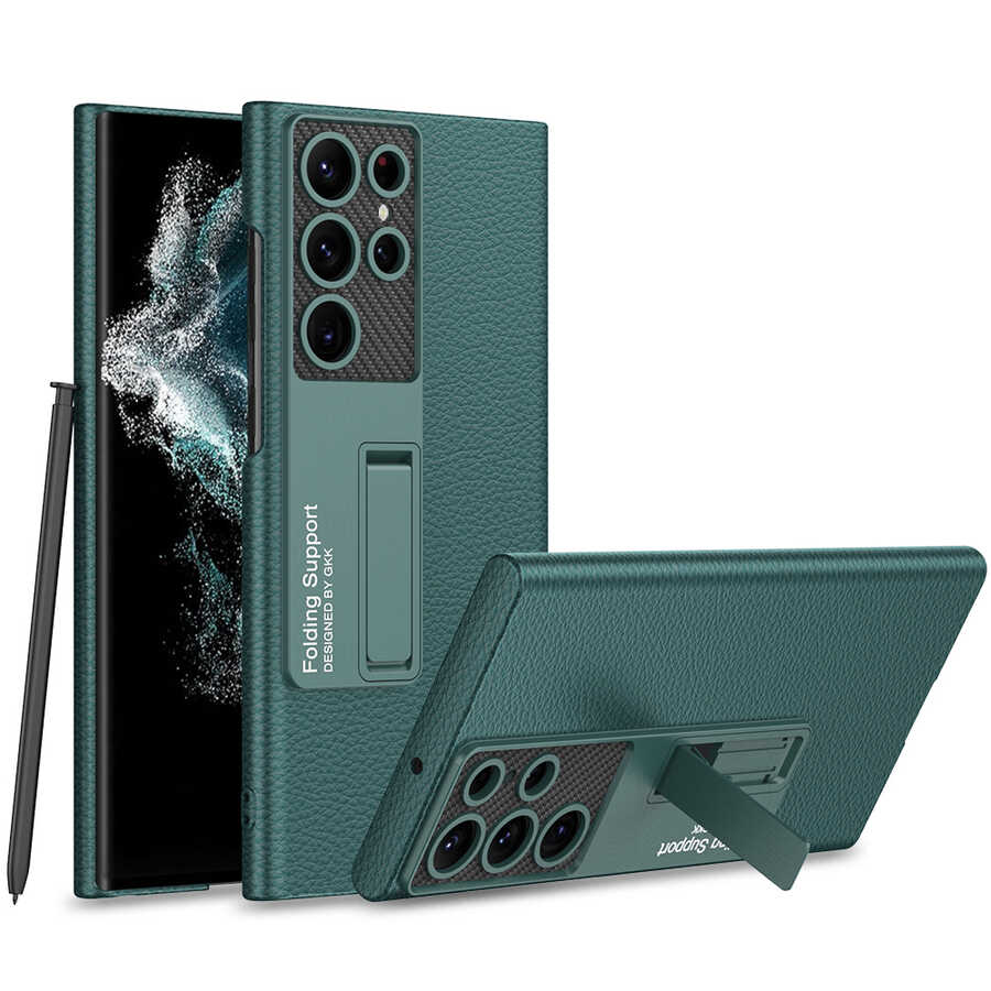 Galaxy S22 Ultra Kılıf Zore Kıpta Standlı Kılıf