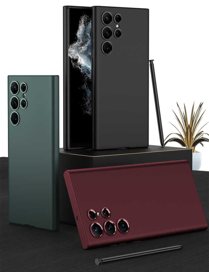 Galaxy S22 Ultra Kılıf Zore Silikon Kıpta Kılıf