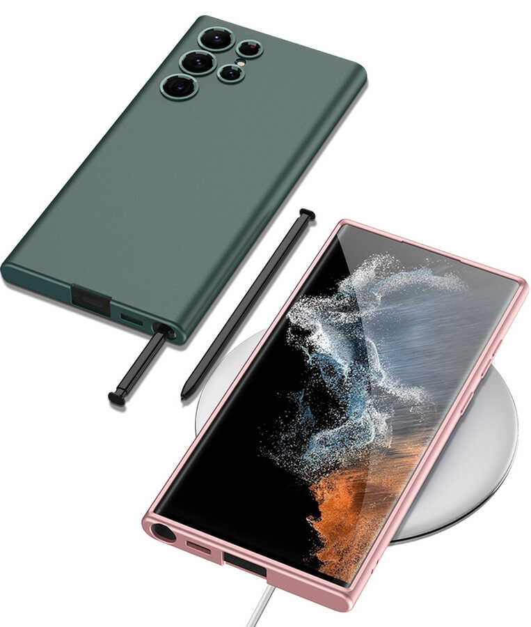 Galaxy S22 Ultra Kılıf Zore Silikon Kıpta Kılıf
