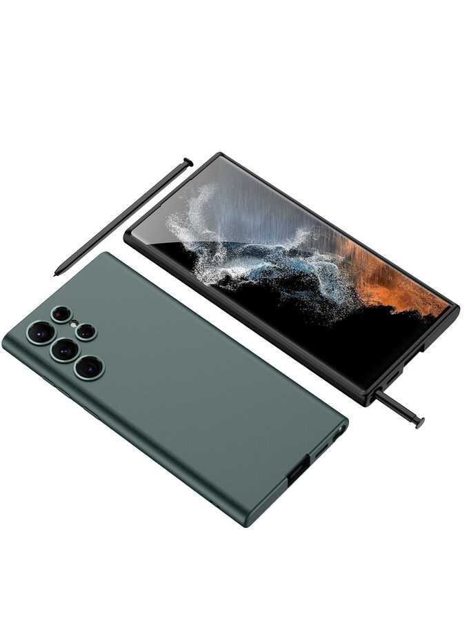 Galaxy S22 Ultra Kılıf Zore Silikon Kıpta Kılıf