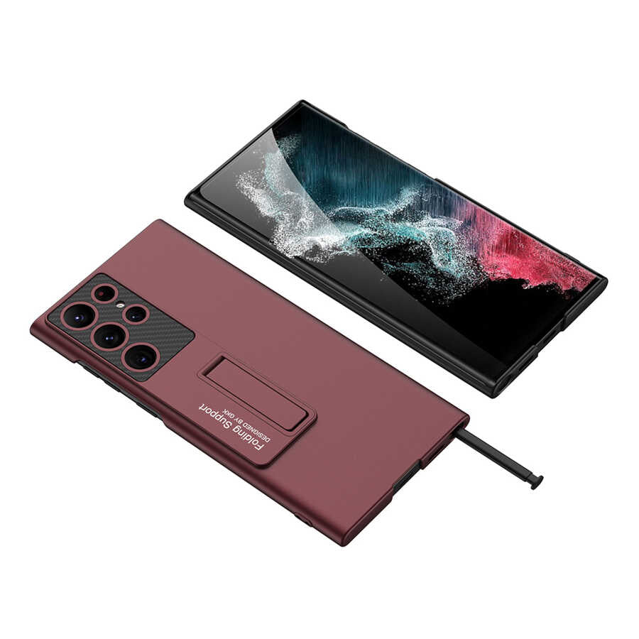 Galaxy S22 Ultra Kılıf Zore Standlı Ays Kılıf