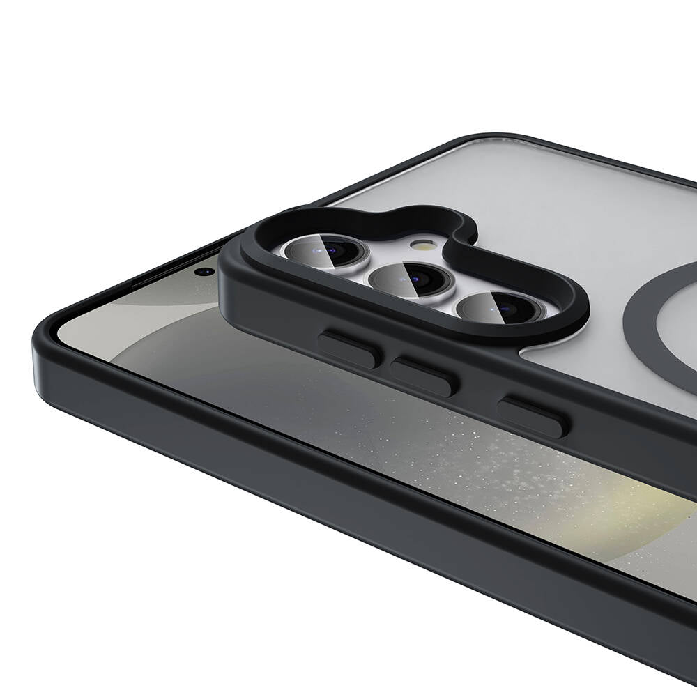 Galaxy S23 FE Kılıf M-safe Şarj Özellikli Mat Arka Yüzey Zore Sio Kılıf