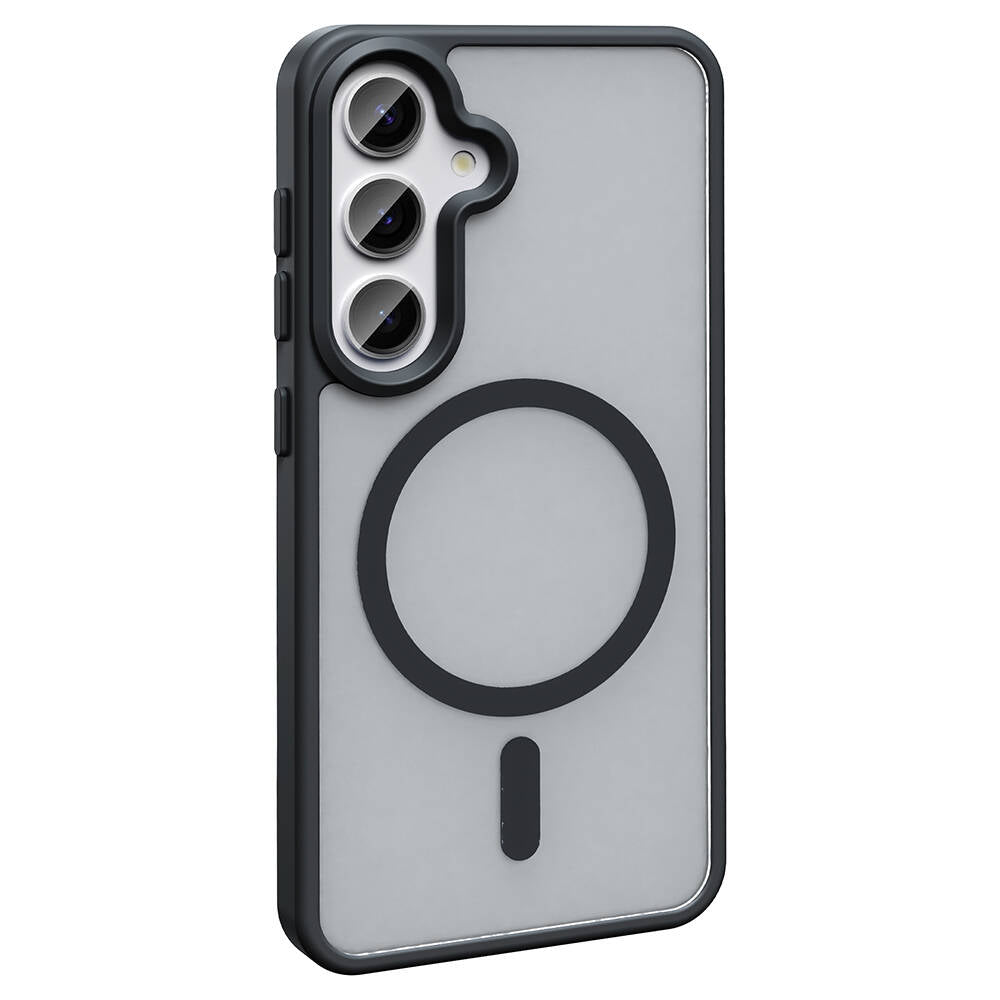 Galaxy S23 FE Kılıf M-safe Şarj Özellikli Mat Arka Yüzey Zore Sio Kılıf