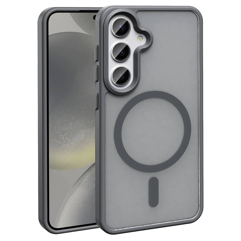 Galaxy S23 FE Kılıf M-safe Şarj Özellikli Mat Arka Yüzey Zore Sio Kılıf