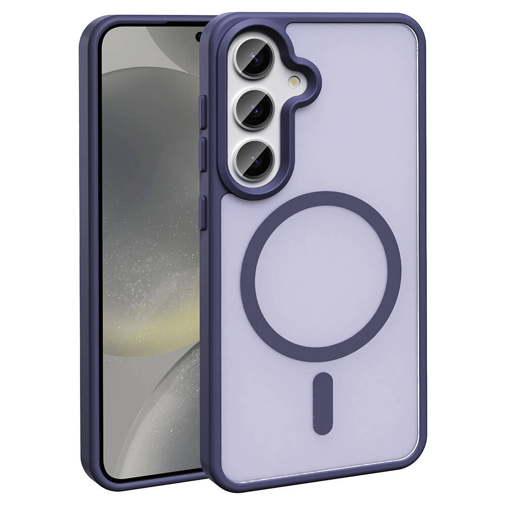 Galaxy S23 FE Kılıf M-safe Şarj Özellikli Mat Arka Yüzey Zore Sio Kılıf