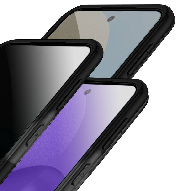 Galaxy S23 FE Kılıf Sert PC Arka Yüzey Wireless Şarj Özellikli Zore Flet M-safe Kılıf