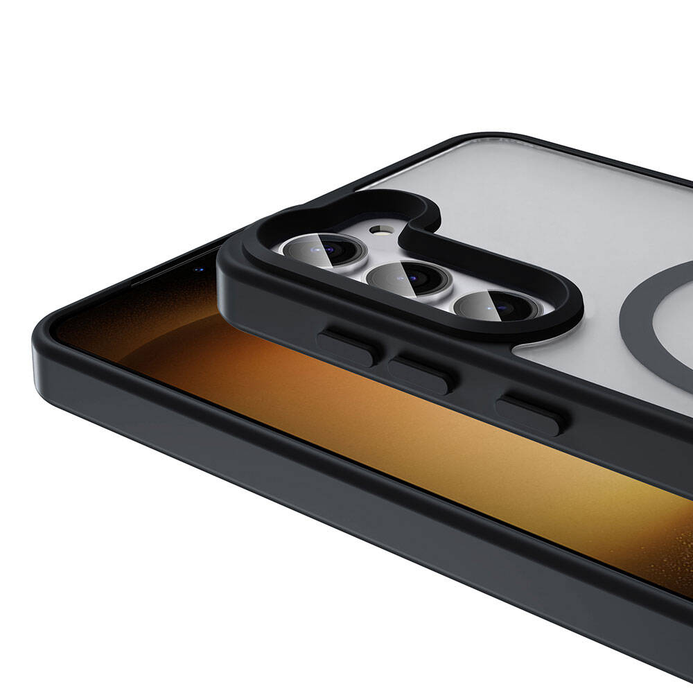 Galaxy S23 Kılıf M-safe Şarj Özellikli Mat Arka Yüzey Zore Sio Kılıf