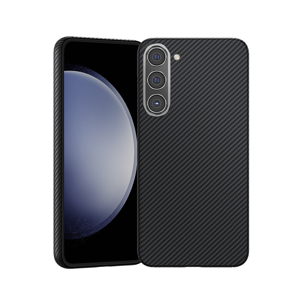 Galaxy S23 Plus Kılıf Benks M-safe Şarj Özellikli Magnetik ArmorAir 600D Kevlar Karbon Fiber Kılıf