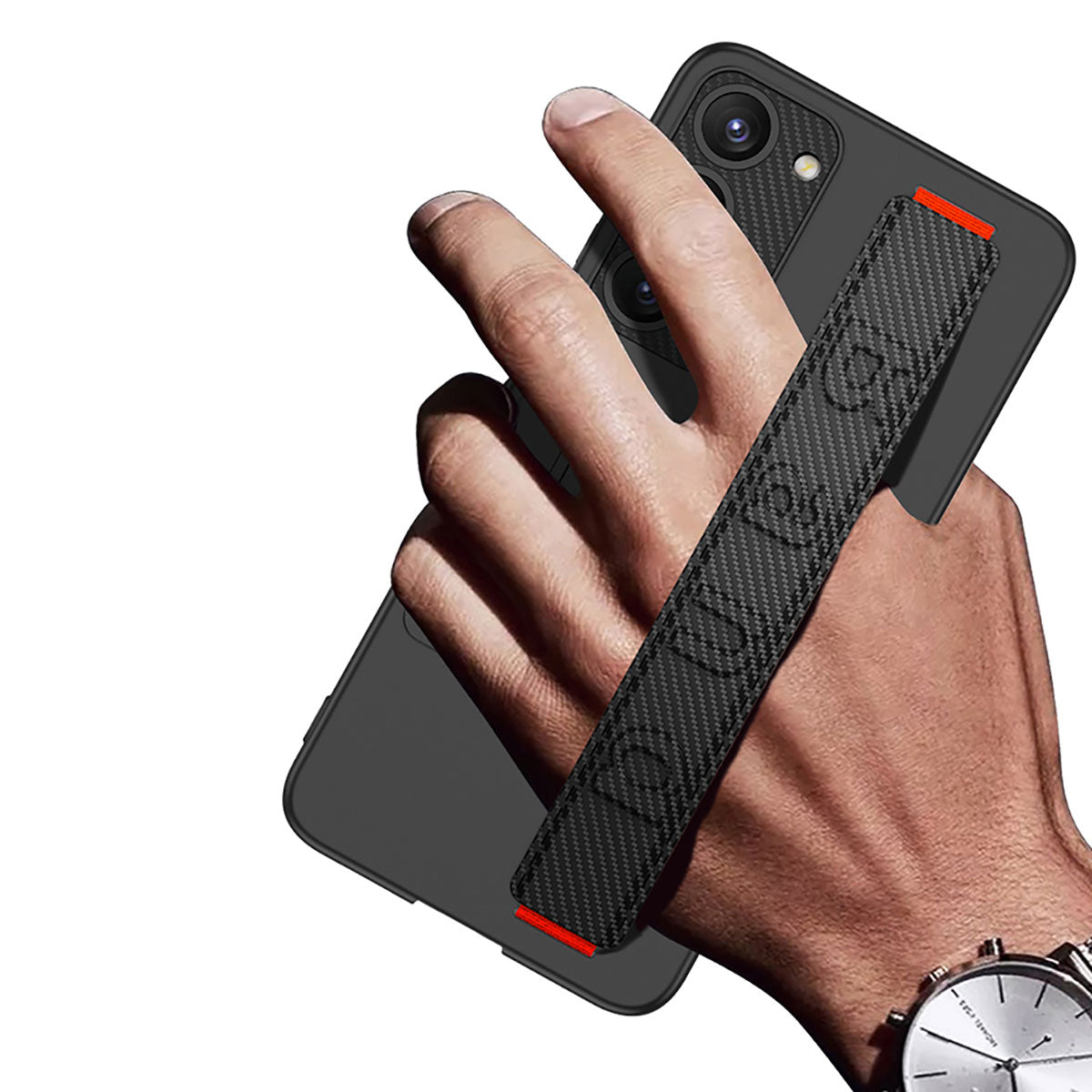 Galaxy S23 Plus Kılıf Standlı El Tutacaklı Zore Band Kılıf
