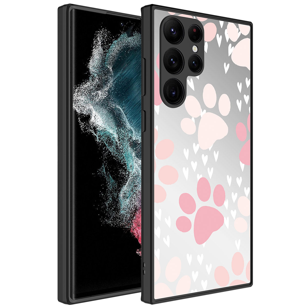 Galaxy S23 Ultra Kılıf Aynalı Desenli Kamera Korumalı Parlak Zore Mirror Kılıf