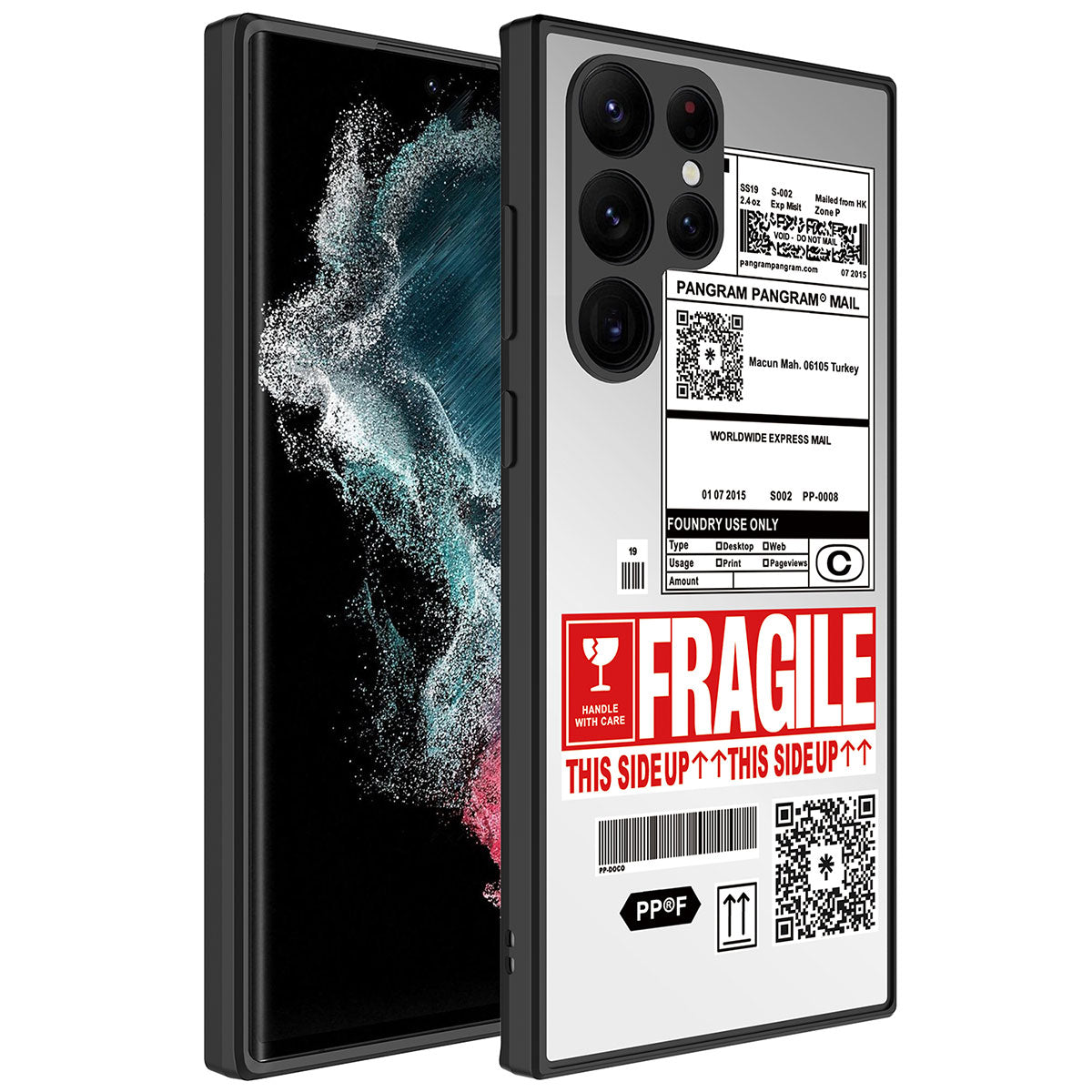 Galaxy S23 Ultra Kılıf Aynalı Desenli Kamera Korumalı Parlak Zore Mirror Kılıf