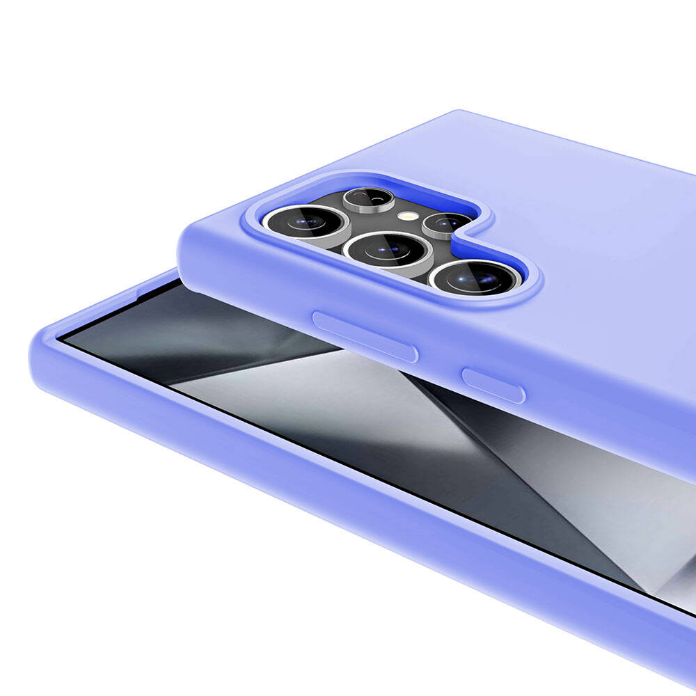 Galaxy S23 Ultra Kılıf M-safe Şarj Özellikli Sıvı Teknolojili Silinebilir Sert Zore Kivi Kılıf