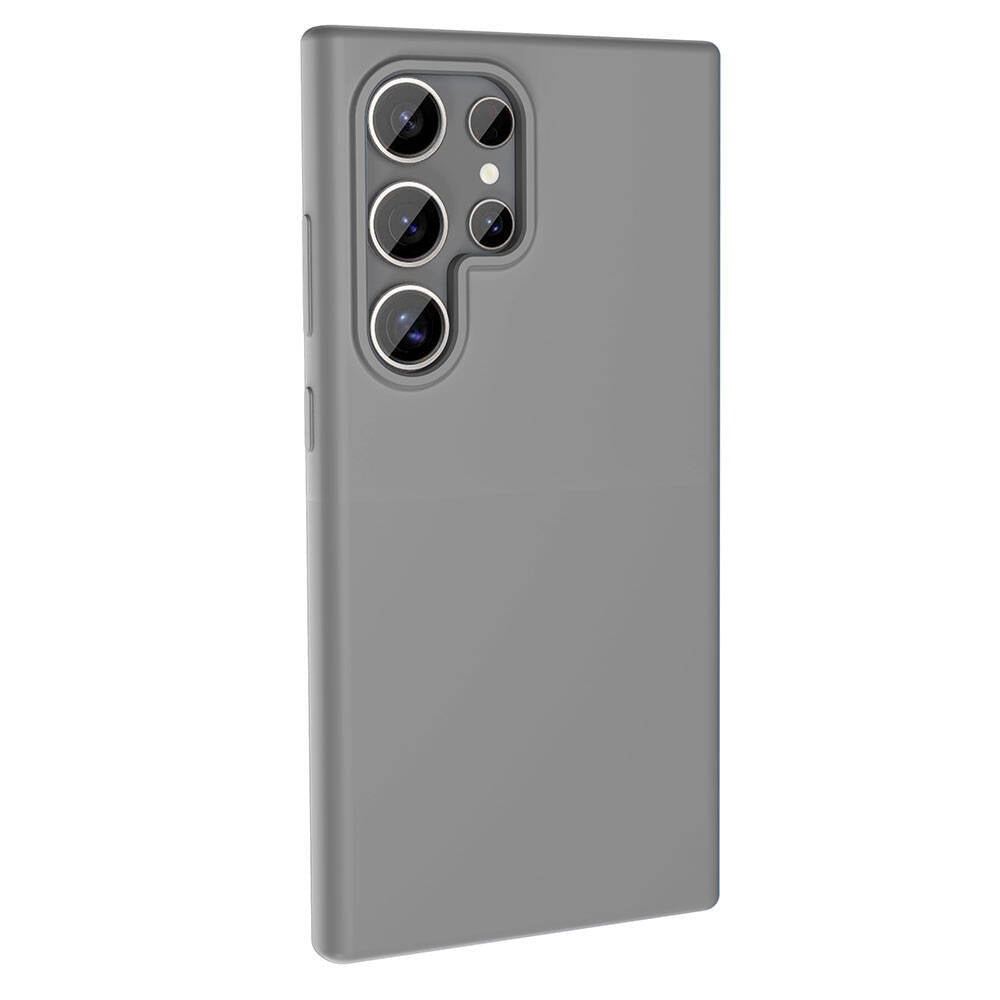 Galaxy S23 Ultra Kılıf M-safe Şarj Özellikli Sıvı Teknolojili Silinebilir Sert Zore Kivi Kılıf