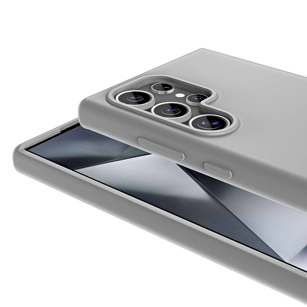 Galaxy S23 Ultra Kılıf M-safe Şarj Özellikli Sıvı Teknolojili Silinebilir Sert Zore Kivi Kılıf