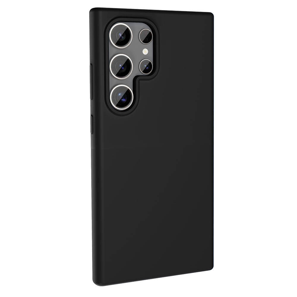 Galaxy S23 Ultra Kılıf M-safe Şarj Özellikli Sıvı Teknolojili Silinebilir Sert Zore Kivi Kılıf