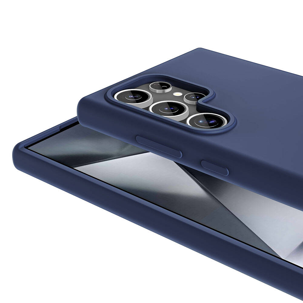 Galaxy S23 Ultra Kılıf M-safe Şarj Özellikli Sıvı Teknolojili Silinebilir Sert Zore Kivi Kılıf