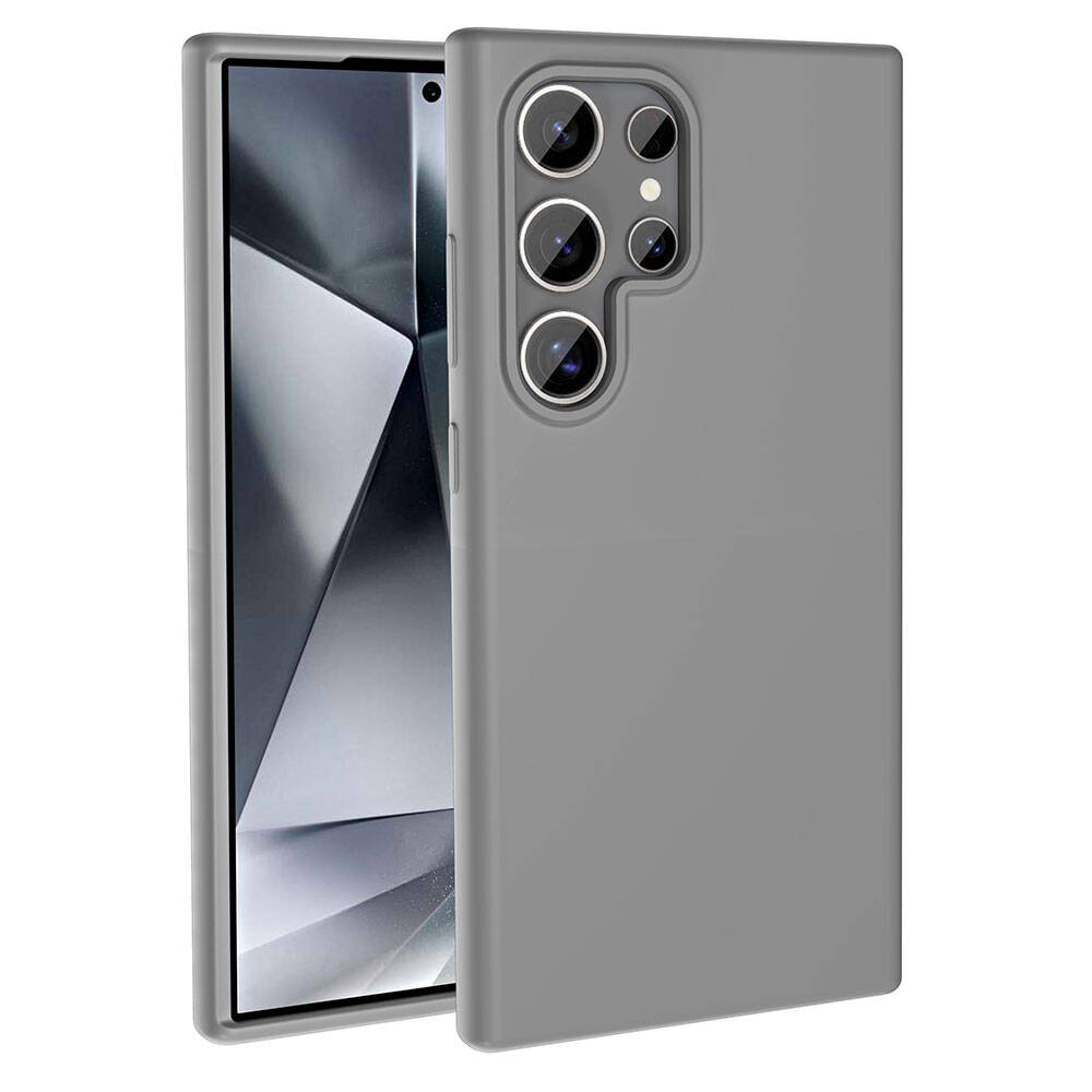 Galaxy S23 Ultra Kılıf M-safe Şarj Özellikli Sıvı Teknolojili Silinebilir Sert Zore Kivi Kılıf