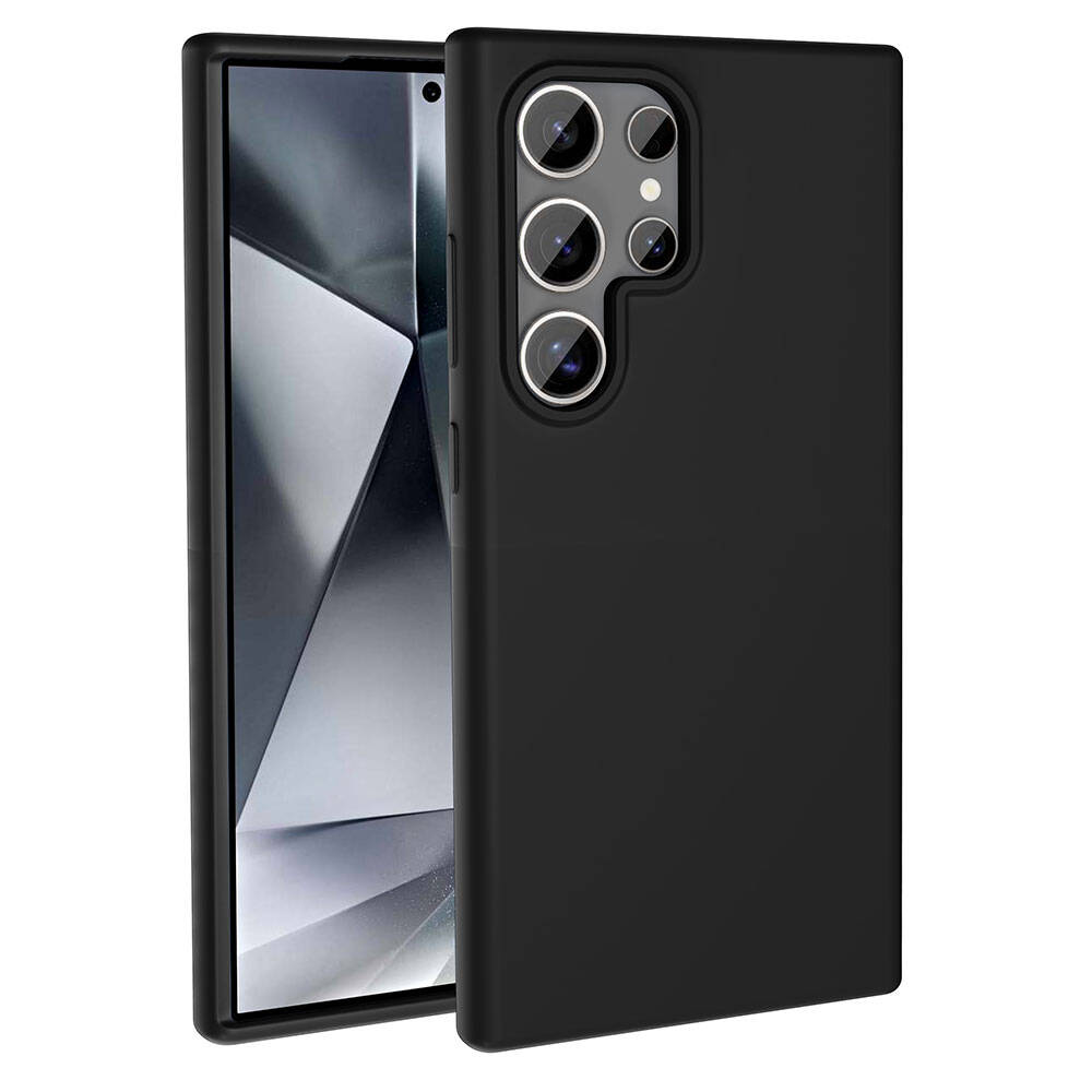 Galaxy S23 Ultra Kılıf M-safe Şarj Özellikli Sıvı Teknolojili Silinebilir Sert Zore Kivi Kılıf