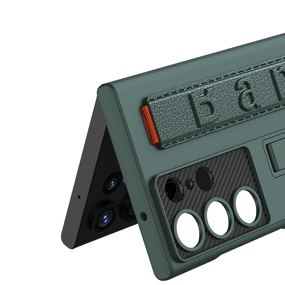 Galaxy S23 Ultra Kılıf Standlı El Tutacaklı Zore Band Kılıf