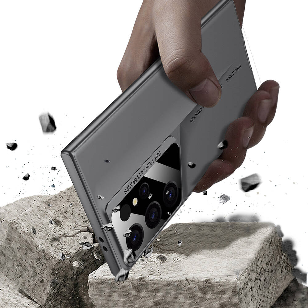 Galaxy S23 Ultra Kılıf Ultra İnce Kamera Korumalı Sert Rubber Zore Procase Kılıf