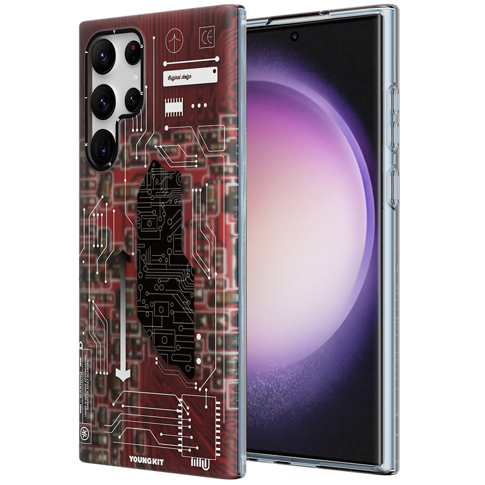 Galaxy S23 Ultra Kılıf YoungKit Technology Serisi Kılıf