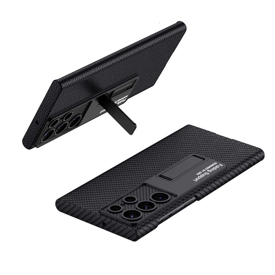 Galaxy S23 Ultra Kılıf Zore Kıpta Standlı Kılıf