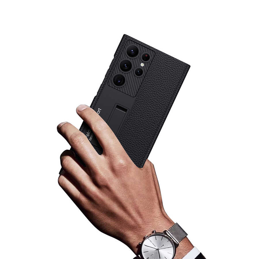 Galaxy S23 Ultra Kılıf Zore Kıpta Standlı Kılıf