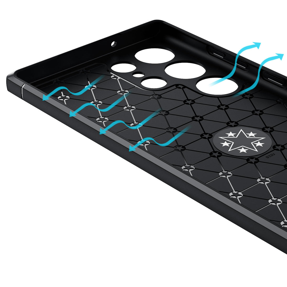 Galaxy S23 Ultra Kılıf Zore Ravel Silikon Kılıf